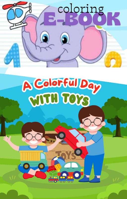COLORING E-BOOK FOR KIDS Introduce young learners to the world of colors with this engaging toddler coloring e-book. Designed specifically for developing minds, each page features simple